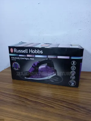 2600w/2400w Russell Hobbs Colour Control Steam Iron/Uk