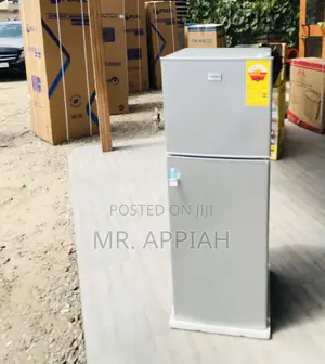 Durable Nasco Nasf2-18fl 2 Door Electric Fridge(Silver).