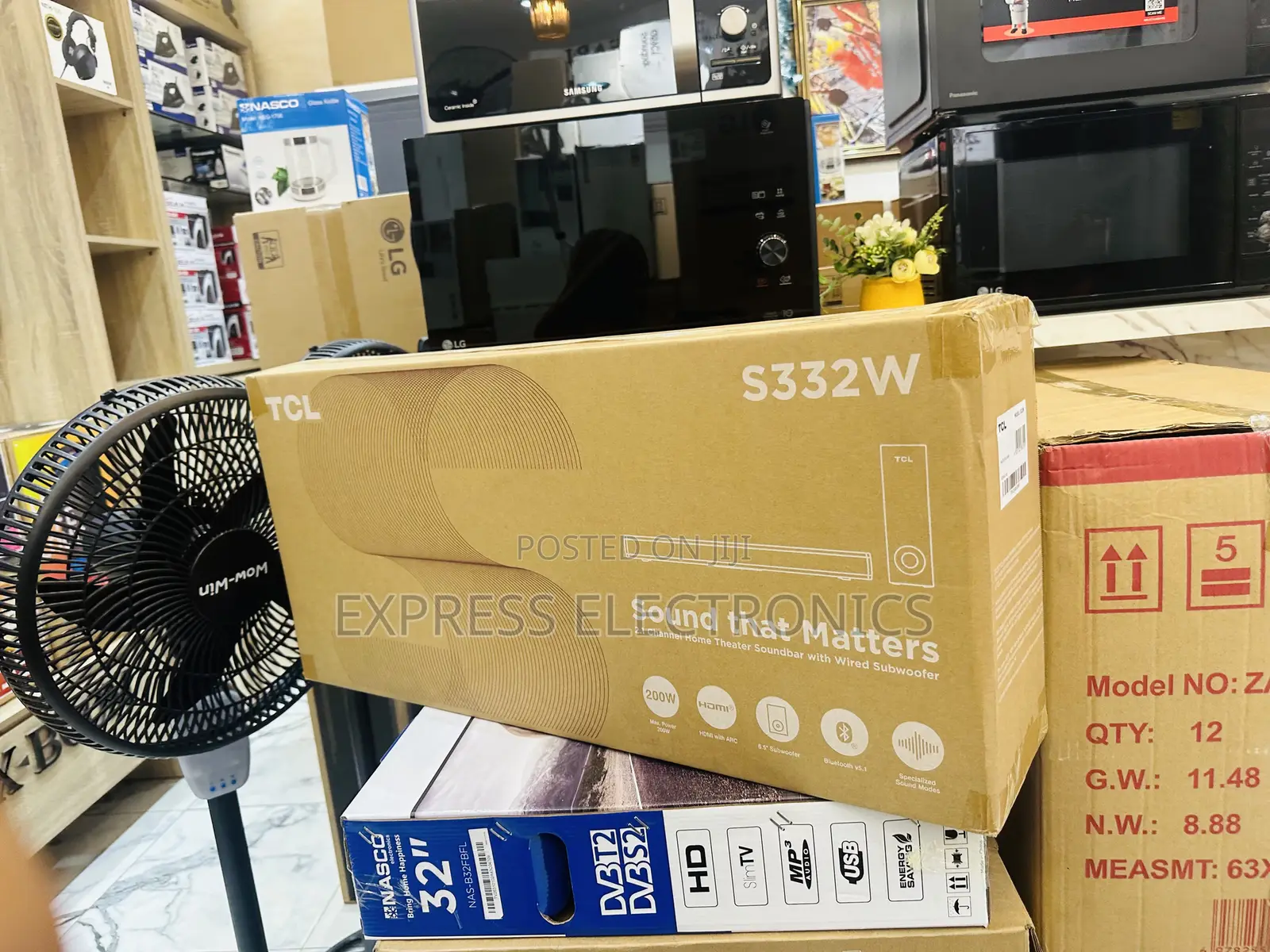 Ultra Modern TCL S332w Soundbar With Woofer