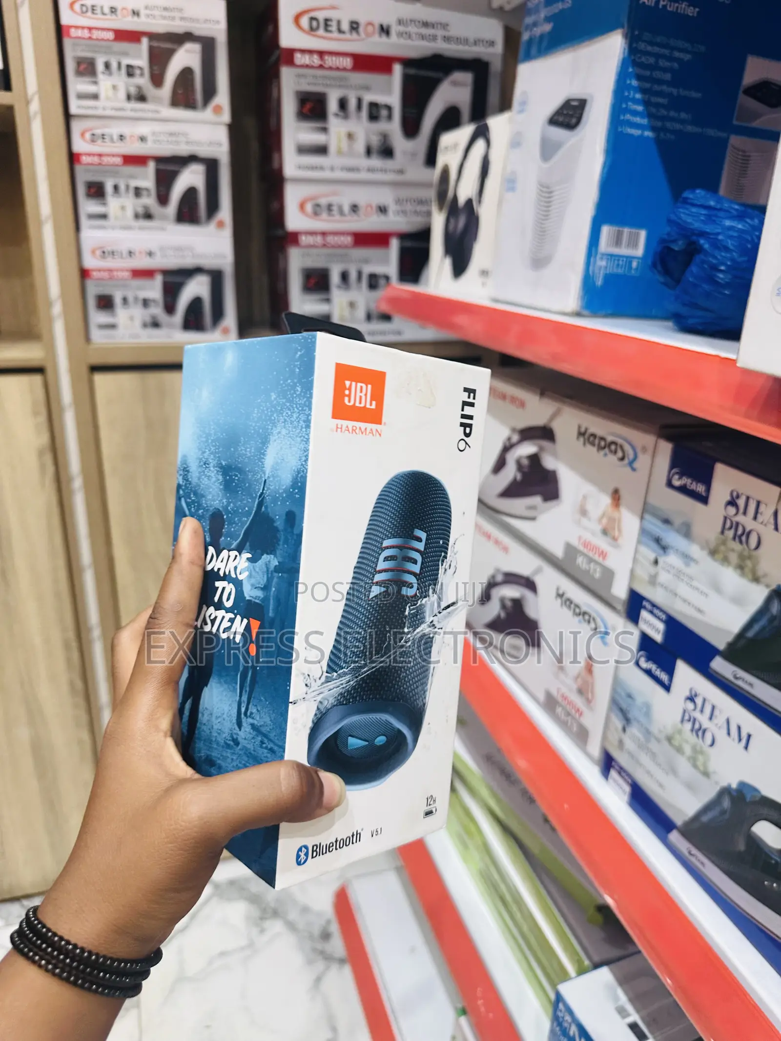 Long Battery  Play Bluetooth Speaker JBL Flip 6