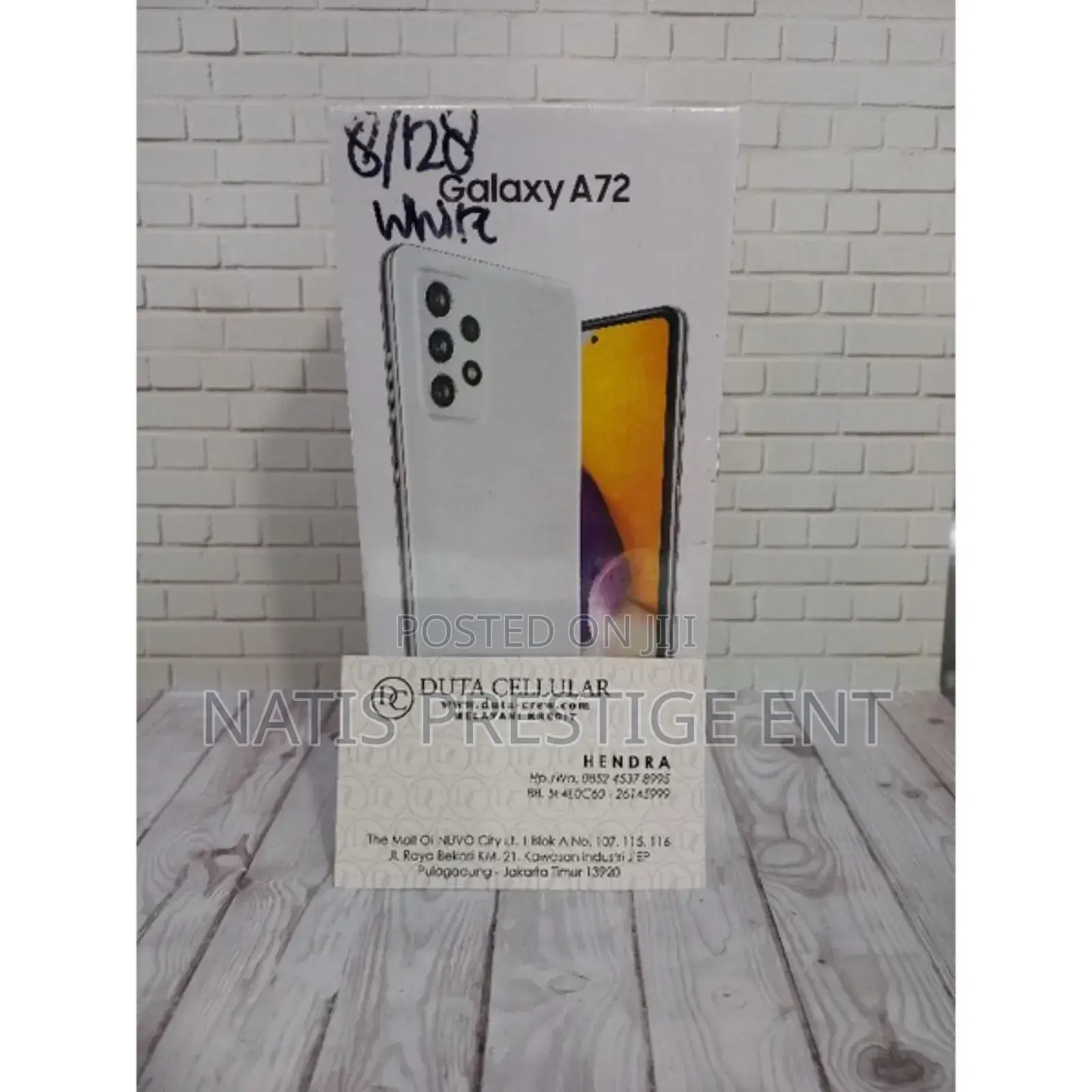 New Samsung Galaxy A72 5G 128 GB White