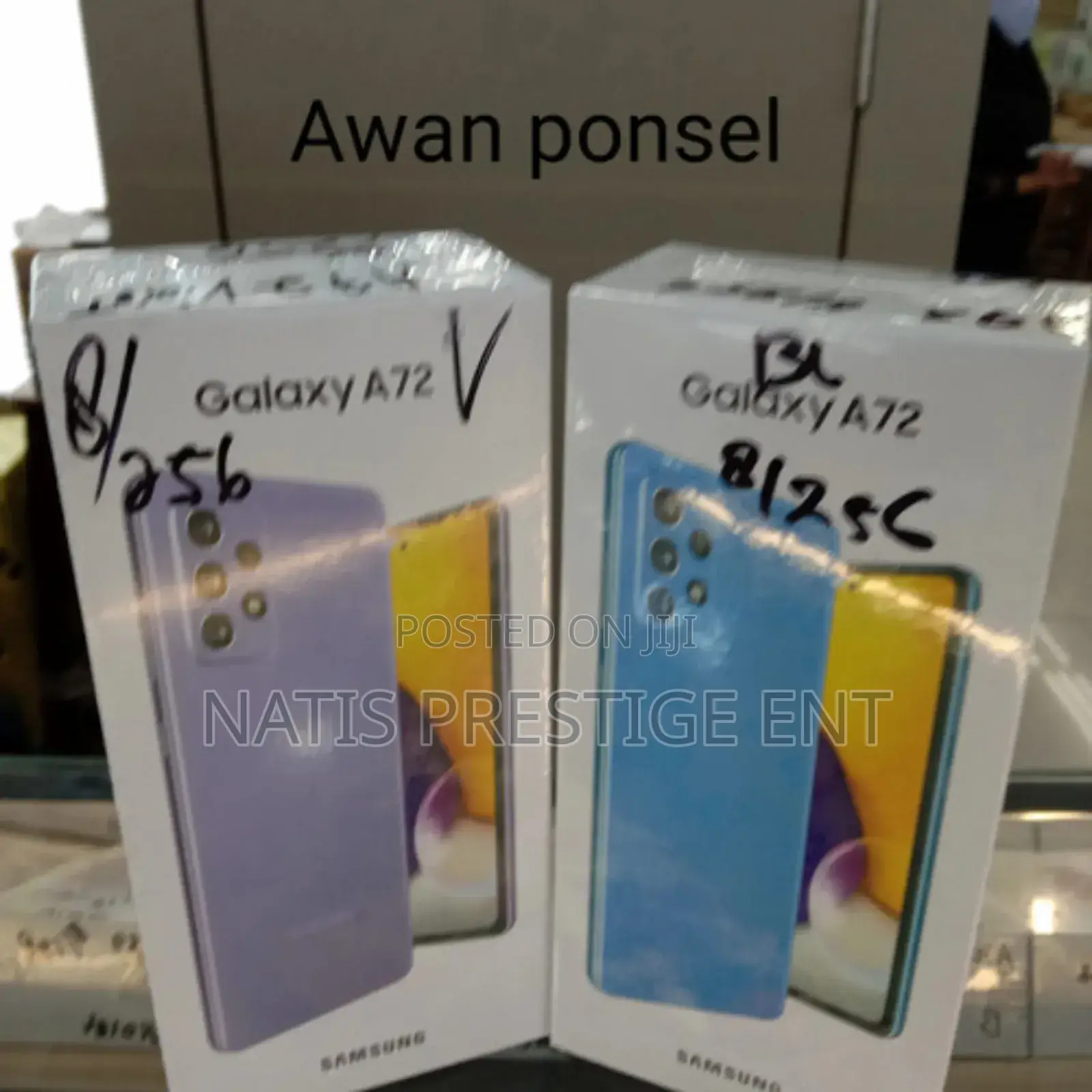 New Samsung Galaxy A72 128 GB Purple