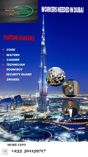 Dubai Direct Employment Available in One Week.