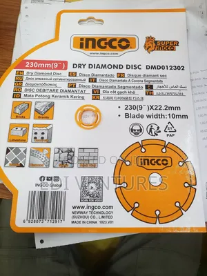Ingco Dry Diamond Disc 9 Inches (Dmd012302)