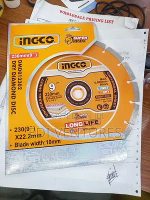 Ingco Dry Diamond Disc 9 Inches (Dmd012302)