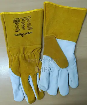 Portwest Leather Gloves EN 388:2016; EN407:2020;EN12477:2001