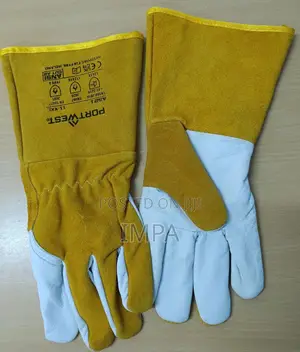 Portwest Leather Gloves EN 388:2016; EN407:2020;EN12477:2001