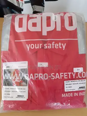 Dapro Fire Retardant Coverall Color: RED