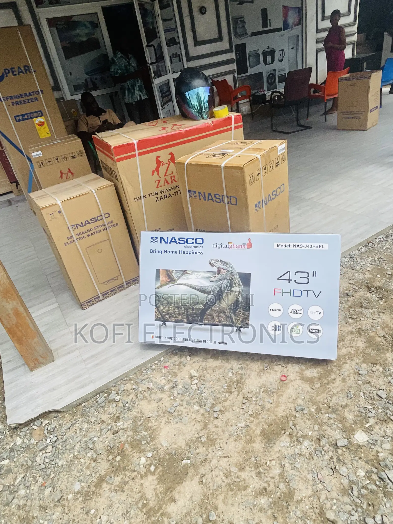 No Blur-Nasco 43 Inches Digital Satellite TV