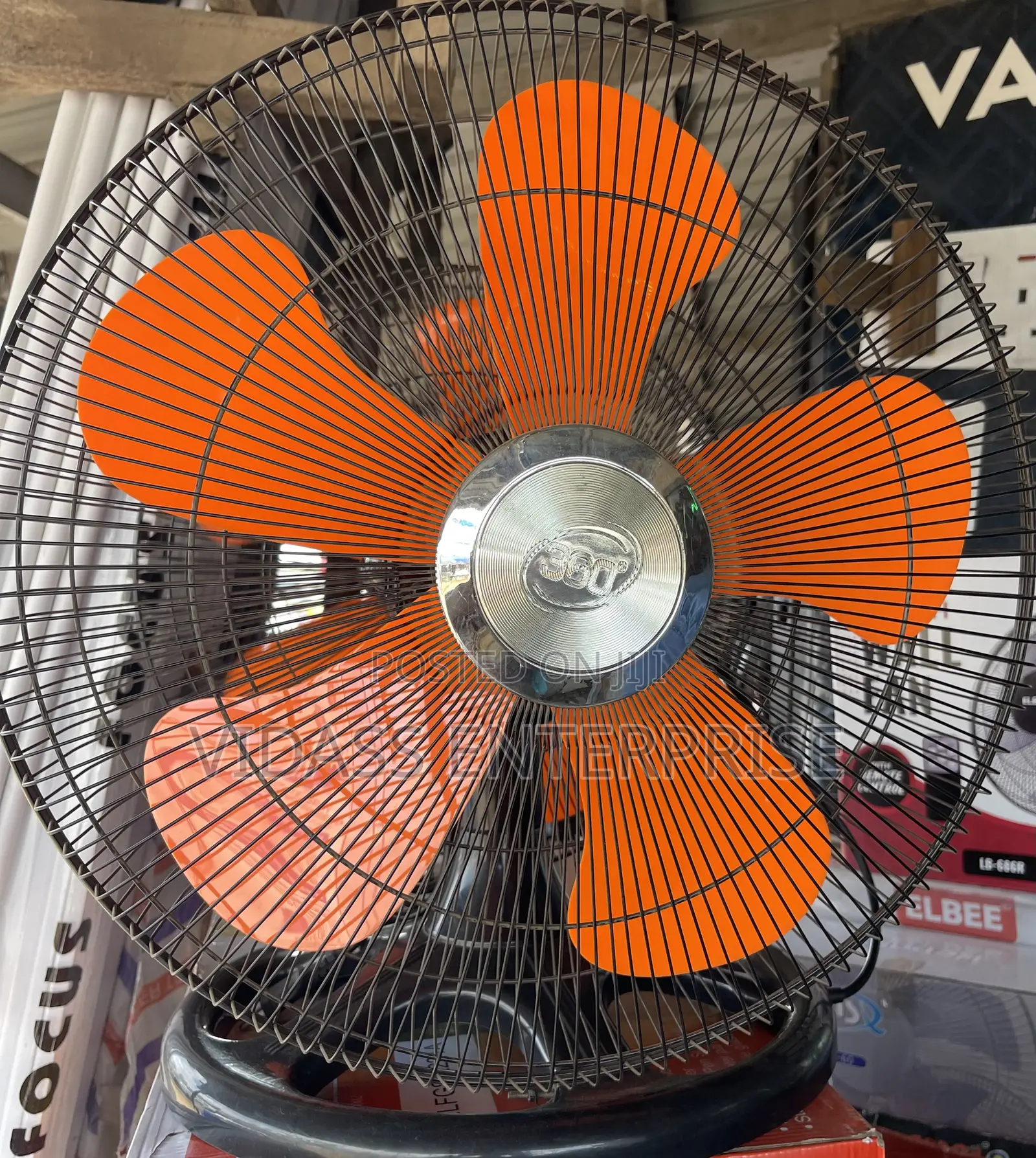 Double Headed 360 Degrees Table Top Fan