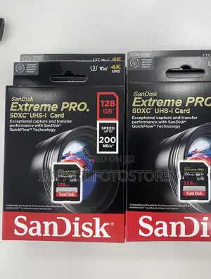 Sandisk 128gb Extreme Pro Uhs-i Sdxc Memory Card
