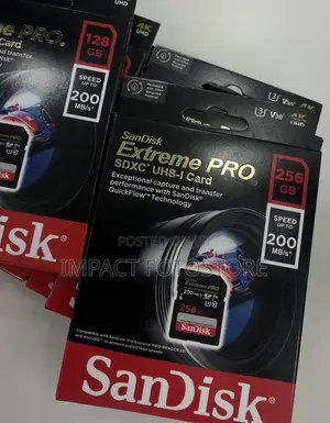 Sandisk 256gb Extreme Pro Uhs-i Sdxc Memory Card