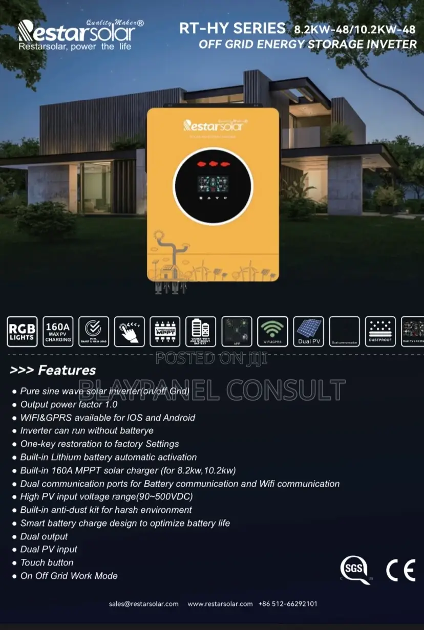 10.2kw 48v Hybrid Inverter