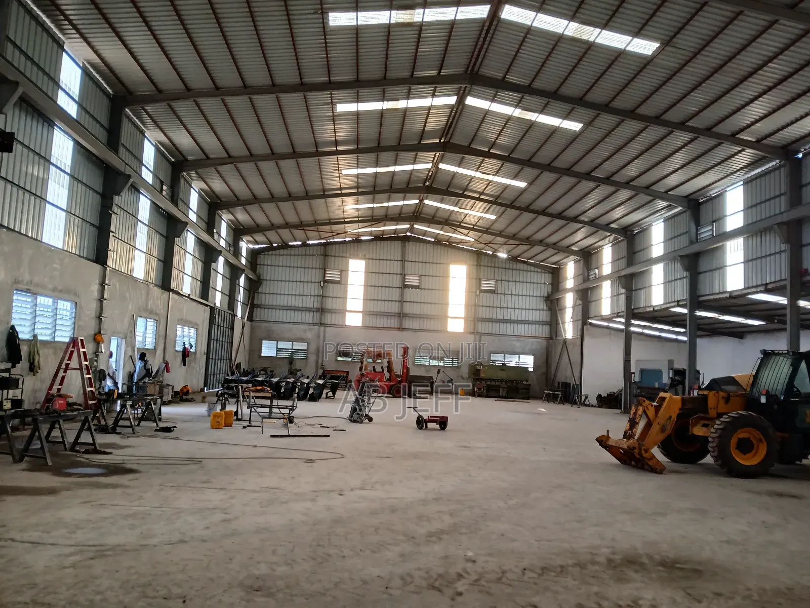 Big Warehouse + 4 Arcs of Land at Road Side