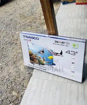 New Nasco 43 Inch Led Smart Digital Satellite Electric Tv.