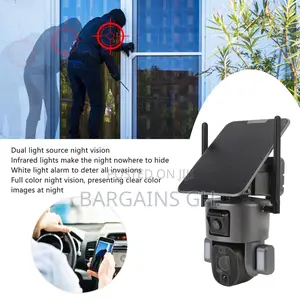 Hd Dual Lens Solar PTZ Camera