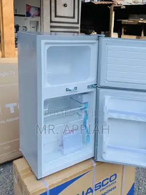 Get Affordable Nasco Nasf2-120 90L 2 Door Fridge(Silver).
