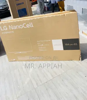 Get Authentic Lg65nano76 65” HDR Smart Nanocell Tv.