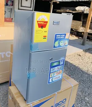 Get Fabulous Nasco 90L Nasf2-120 2 Door Electric Fridge.