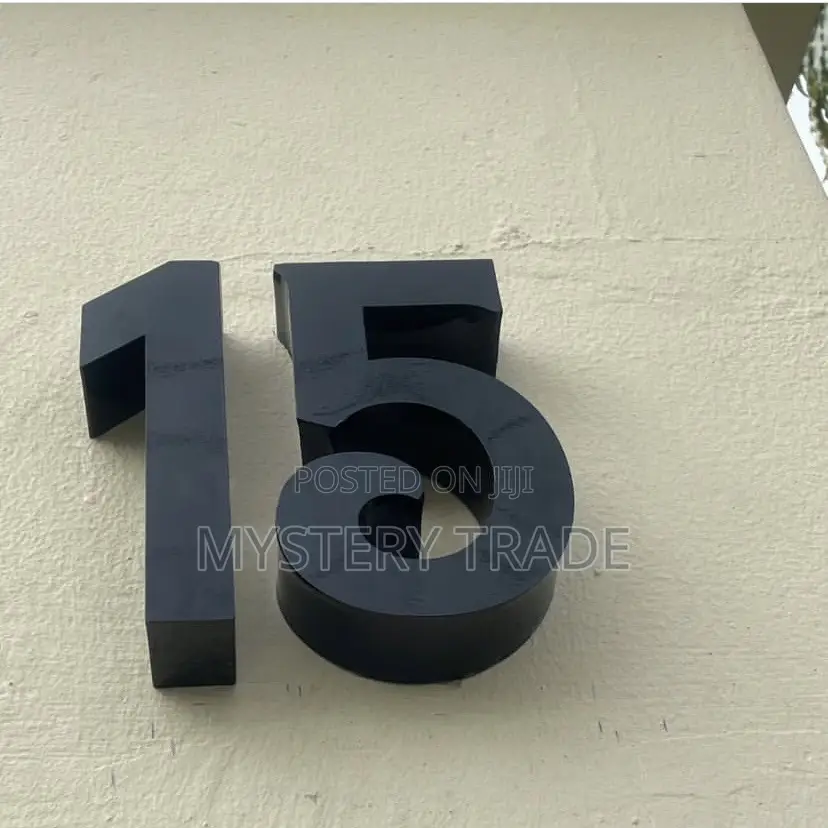 3d House Number