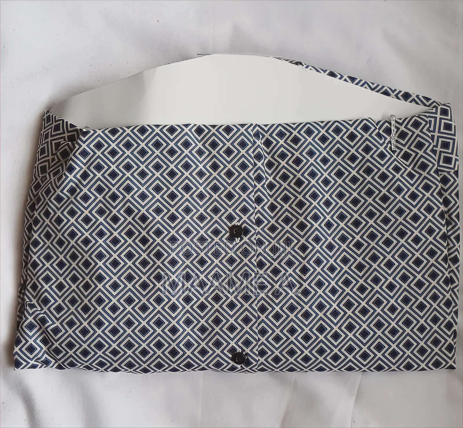 Original Next Navy Diamond Print Regular Fit
