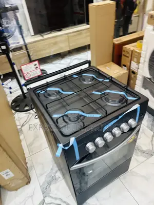 Very Nice Looking Gas Cooker Oven Black 4burner 50/50