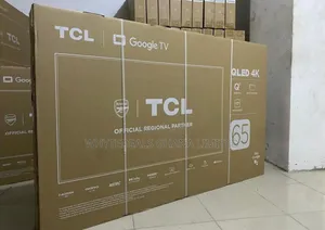 Qled 65" Smart TCL Voice_controlled Google Tv|Ultra Slim2024