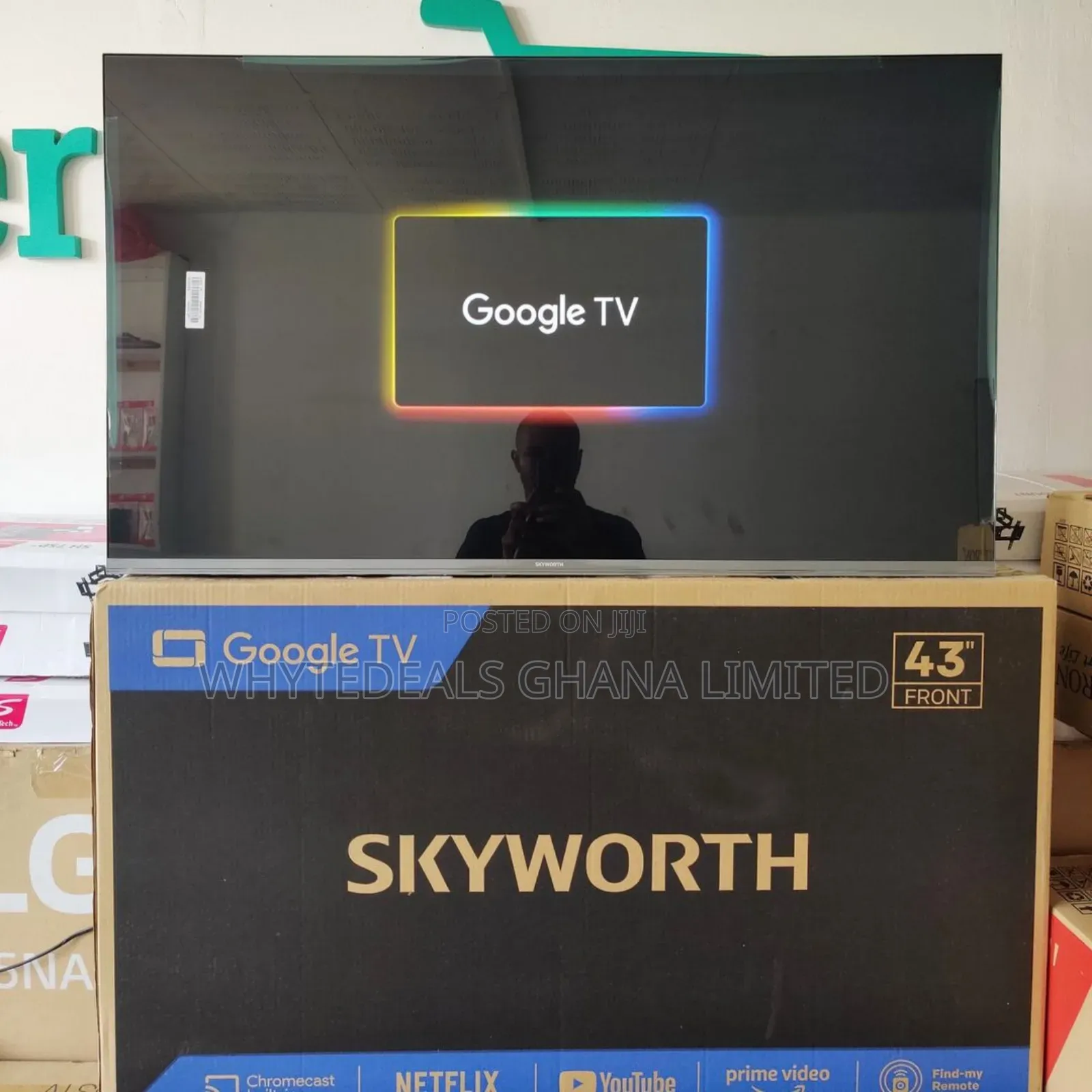 Skyworth 43" Smart Android Led Tv| 1080p| Full Hd| Bluetooth| Netflix