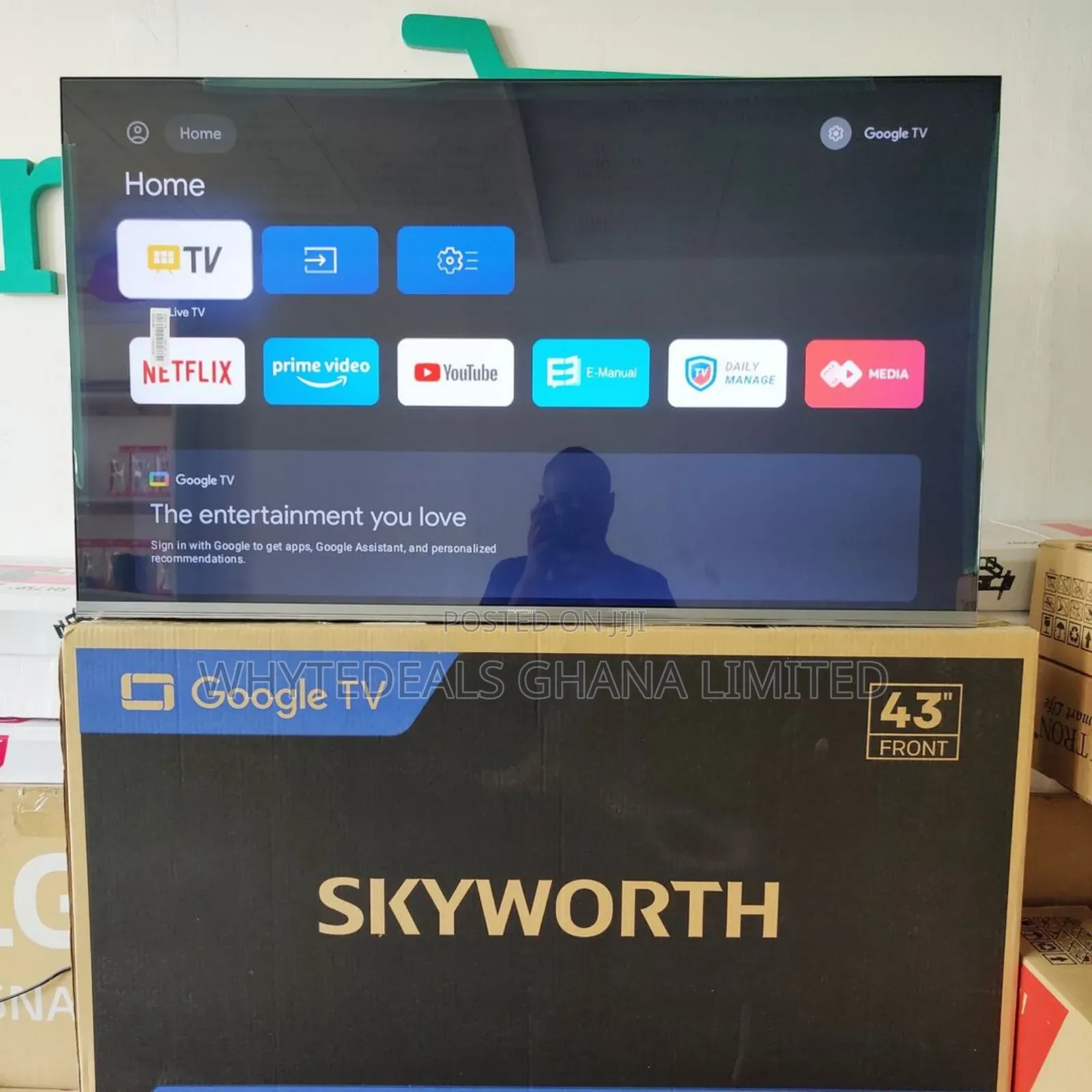 Skyworth 43" Smart Android Led Tv| 1080p| Full Hd| Bluetooth| Netflix