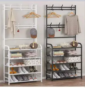 Shoe Rack With Hanging Side