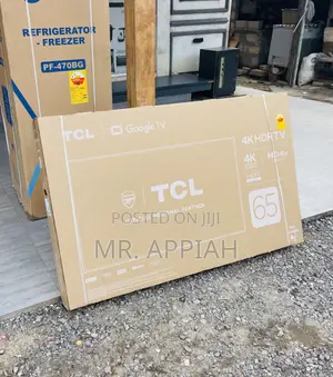 Get TCL 65p635 65” HDR Frameless Google Television.