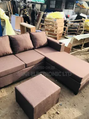 Originally Corner Sofa-Bed With Storage, Dark Brown