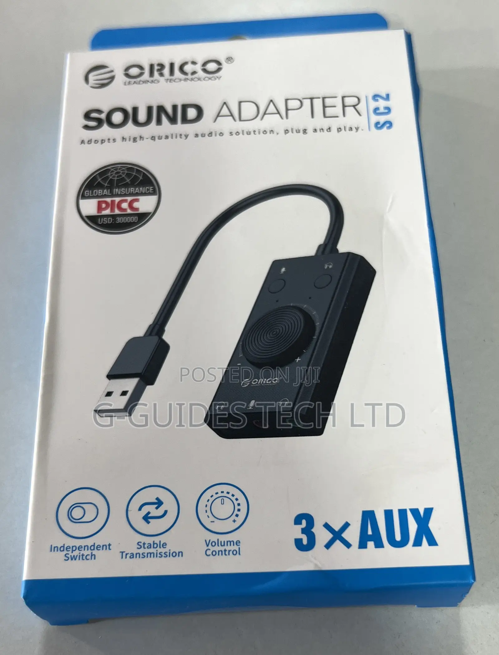 Multifunction USB External Sound Card, Orico USB Sound Card
