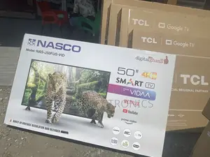 50" Smart Ultra HD With HDR New in Nasco TV