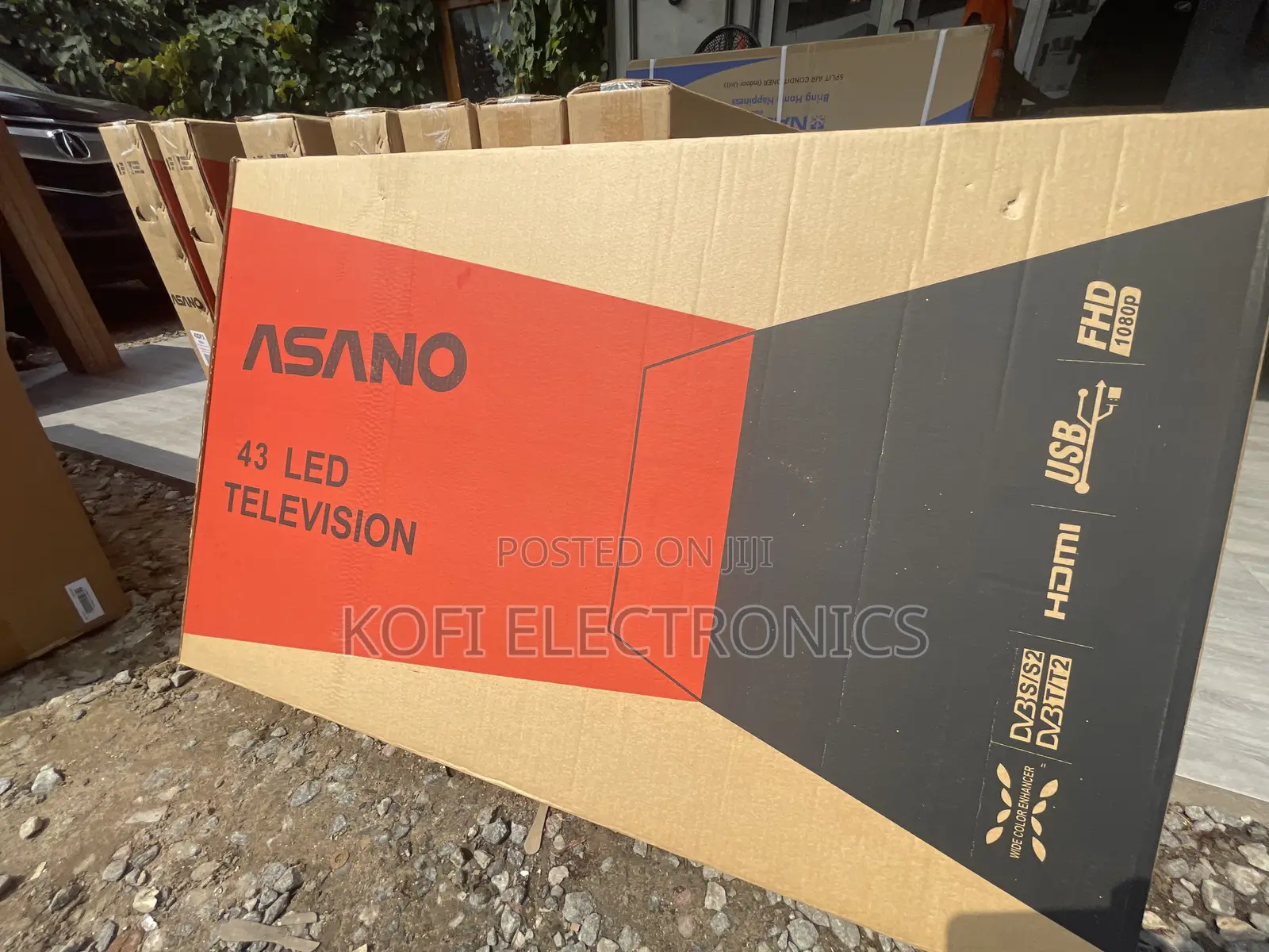 Quality Crystal Clear Programs-Asano 43" Satellite HD TV