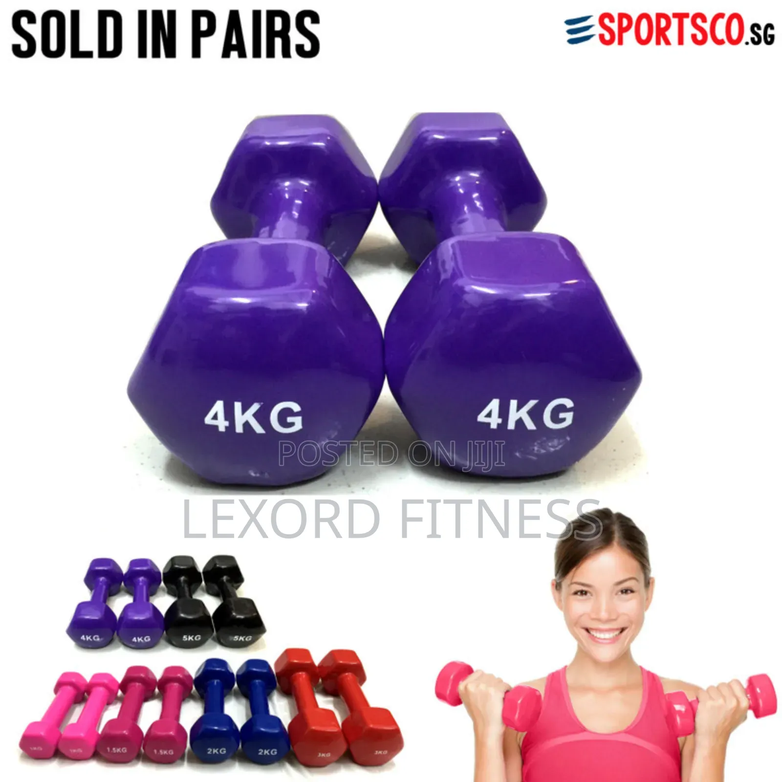 4kg Dumbbells Set