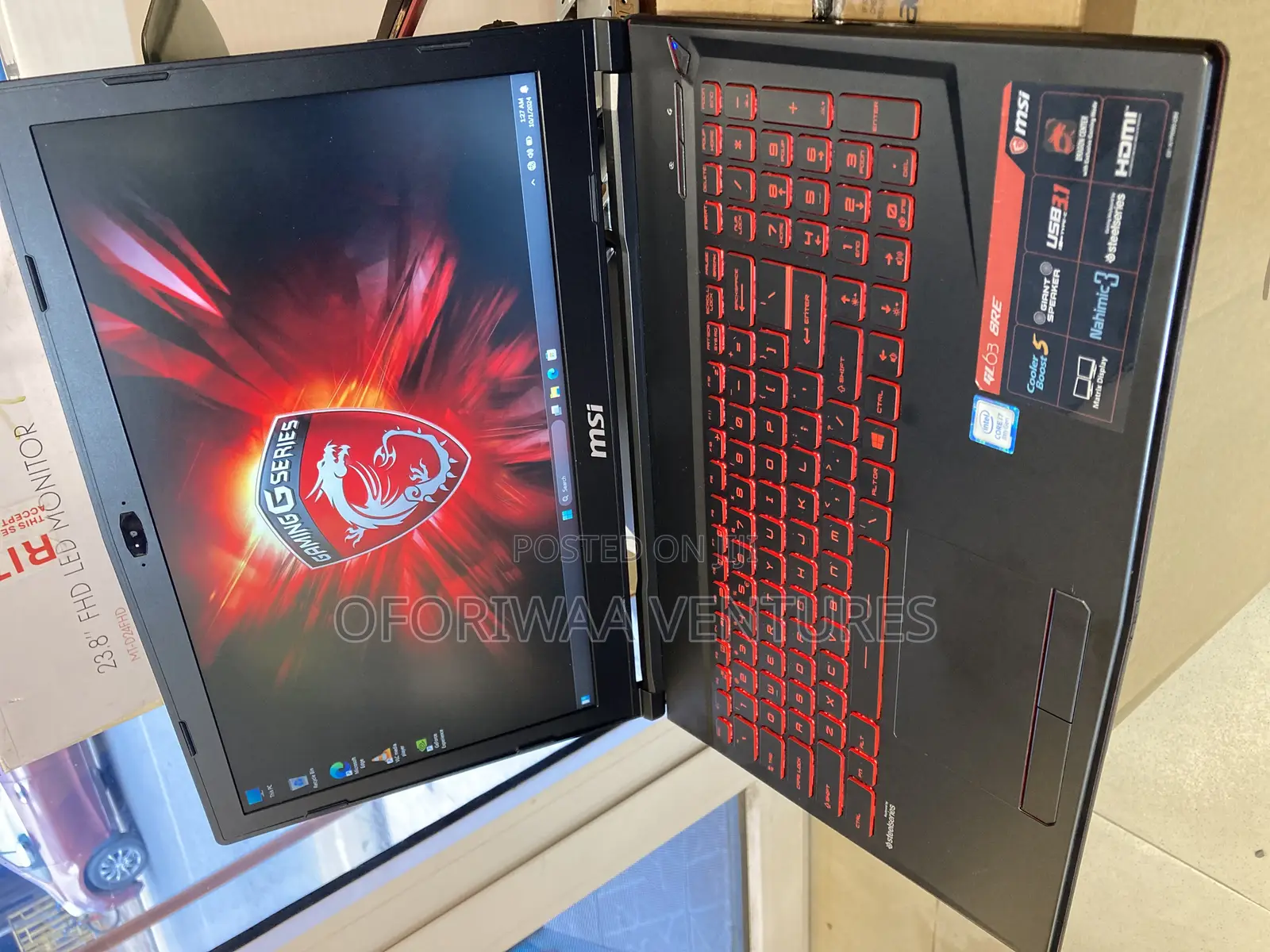 Laptop MSI GL63 8RC 16GB Intel Core i7 SSD 512GB