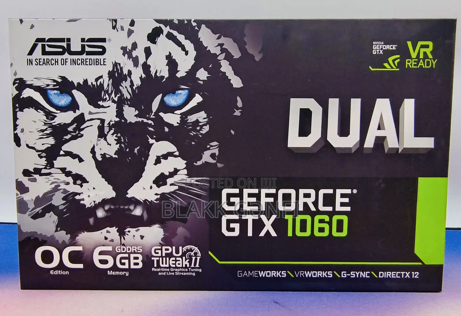 Asus Dual Gtx 1060 6gb White Card