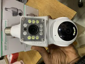 Camera Bulb Wifi Panorama Dual Lens CCTV
