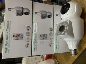 Camera Bulb Wifi Panorama Dual Lens CCTV