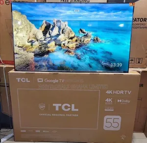 Google Tv 55” TCL Smart Uhd Alexa Ai Frameless Hdmi 2025