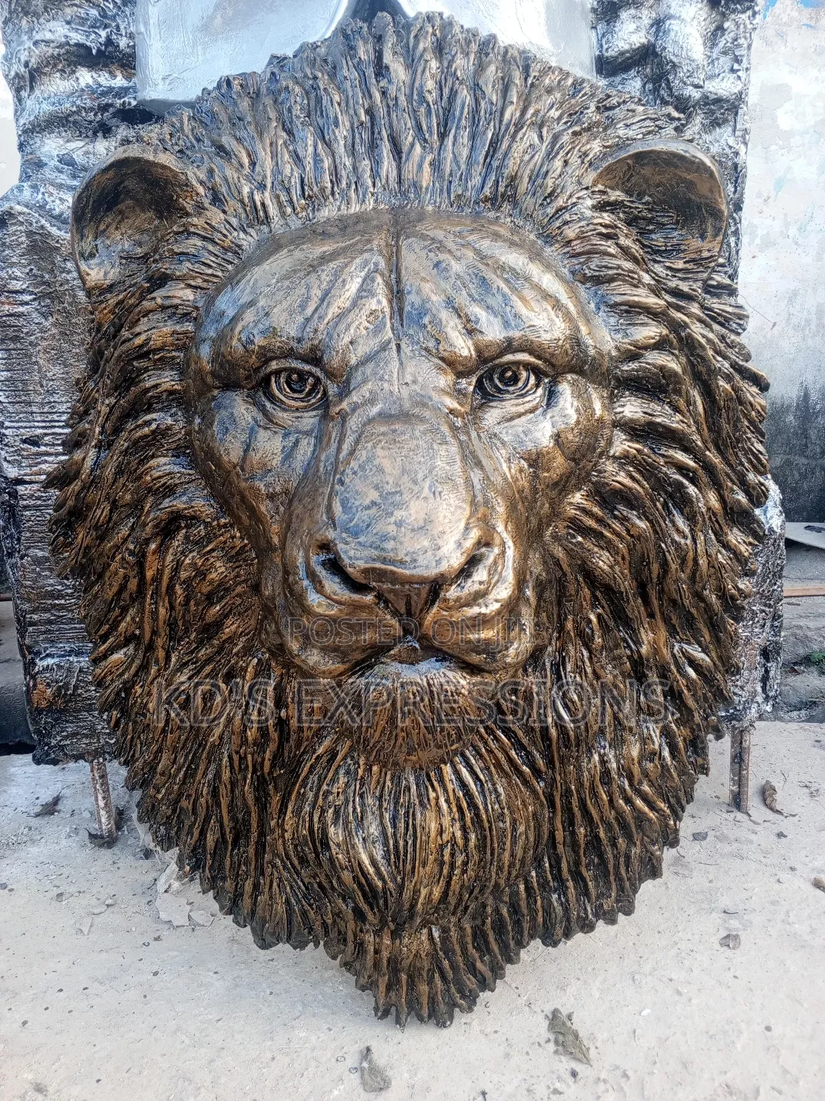 Relief Lion Sculpture