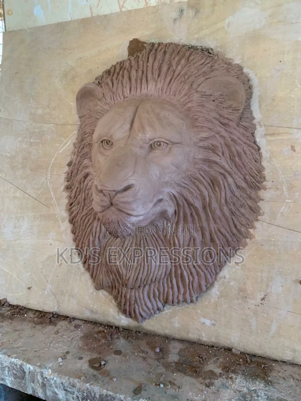 Relief Lion Sculpture