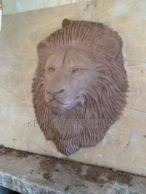 Relief Lion Sculpture