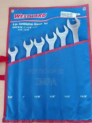 Westward 4PM14 Metric Combo Wrench Set, 6 Pc