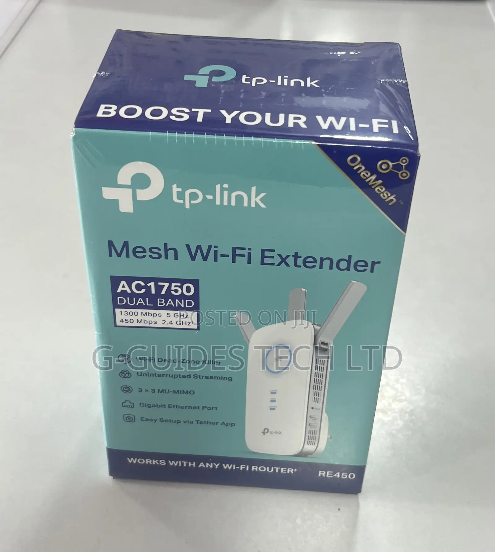 Tp-Link Ac1750 Mesh Wi-Fi Range Extender Re450