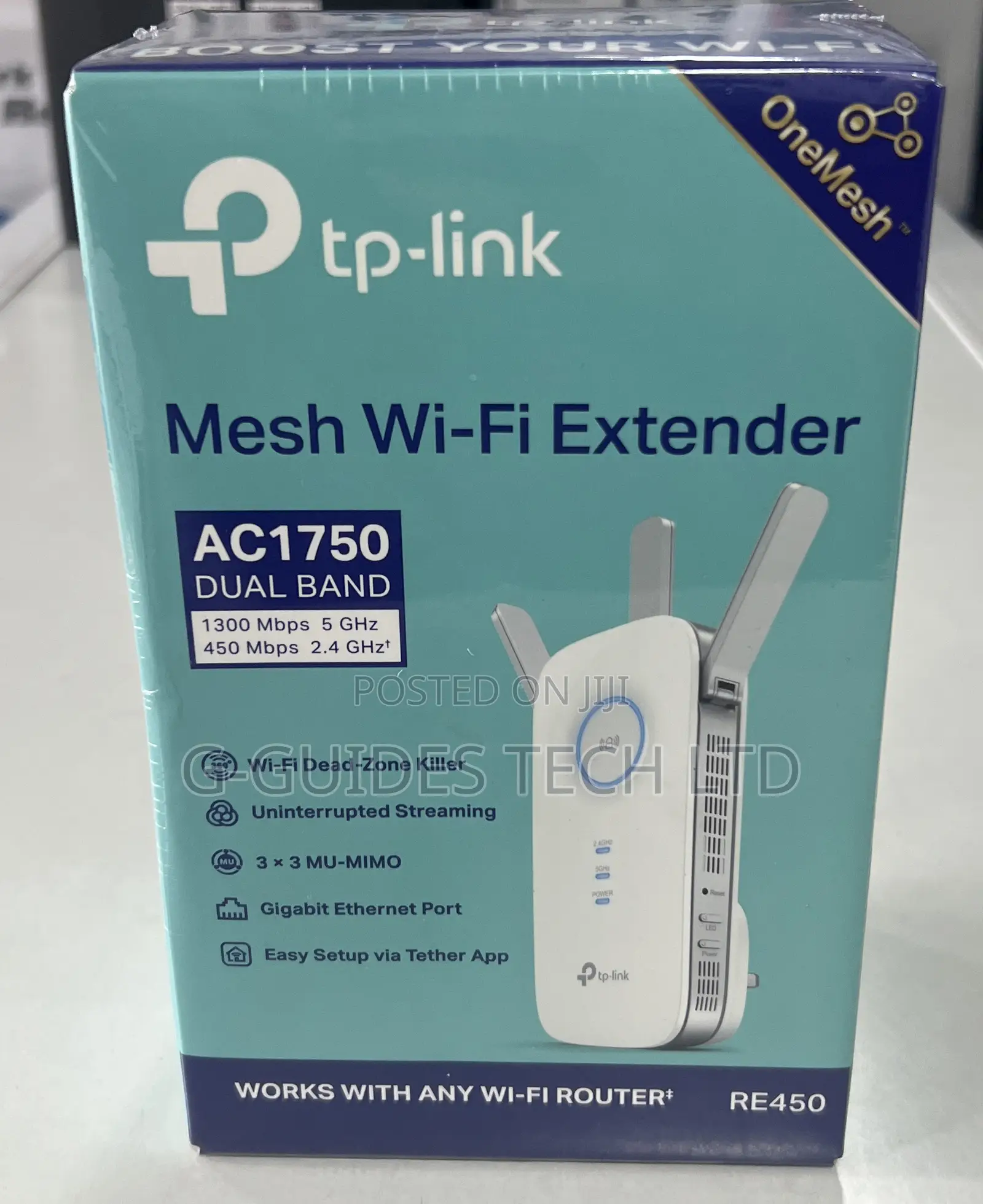 Tp-Link Ac1750 Mesh Wi-Fi Range Extender Re450