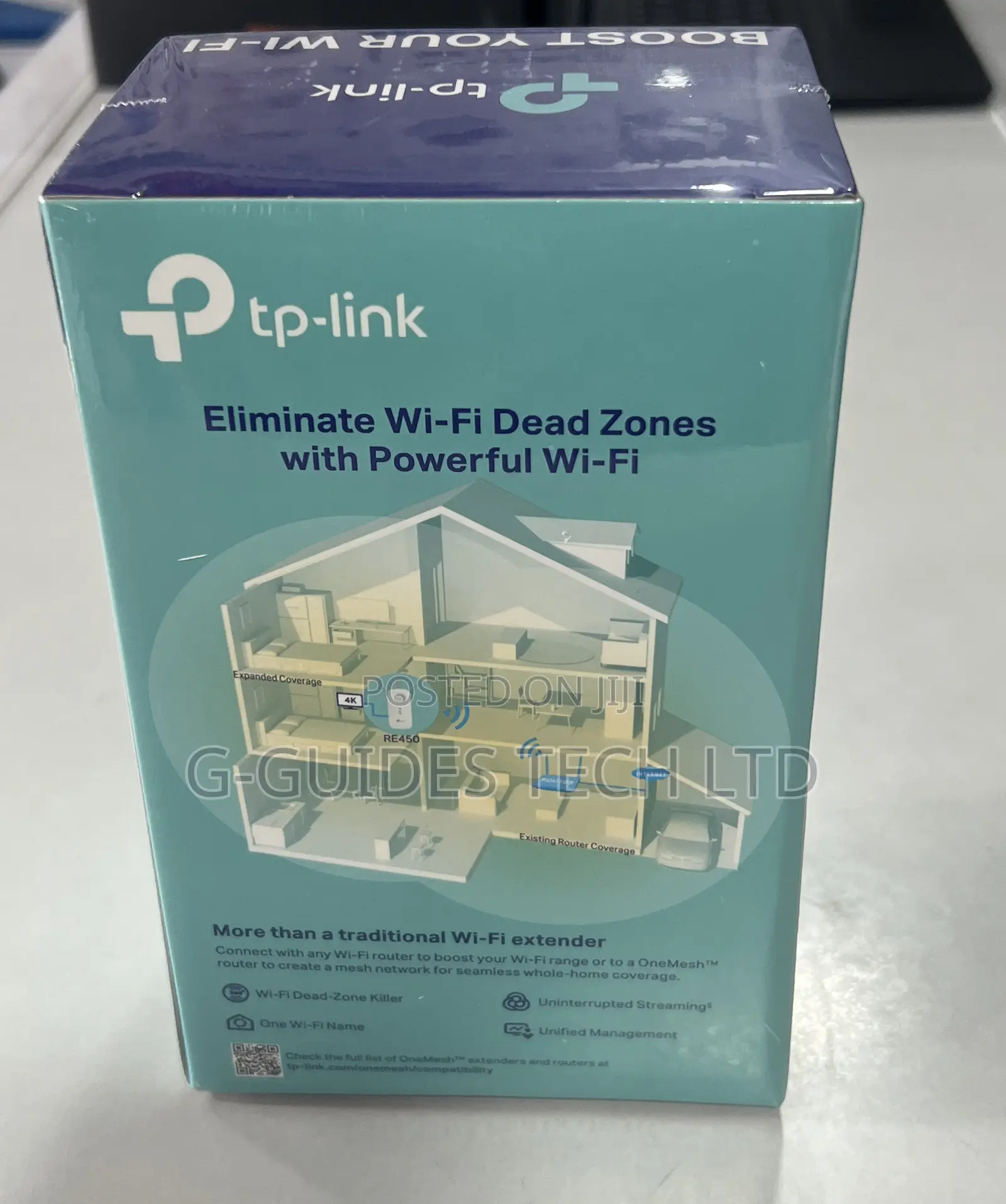Tp-Link Ac1750 Mesh Wi-Fi Range Extender Re450
