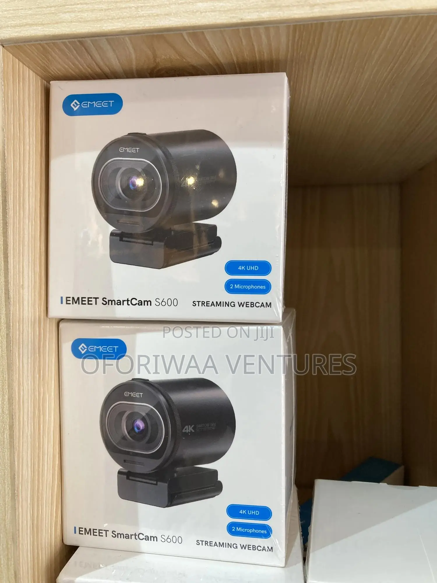 Emeet Webcam for Pc, S600 Webcam With Sony Sensor