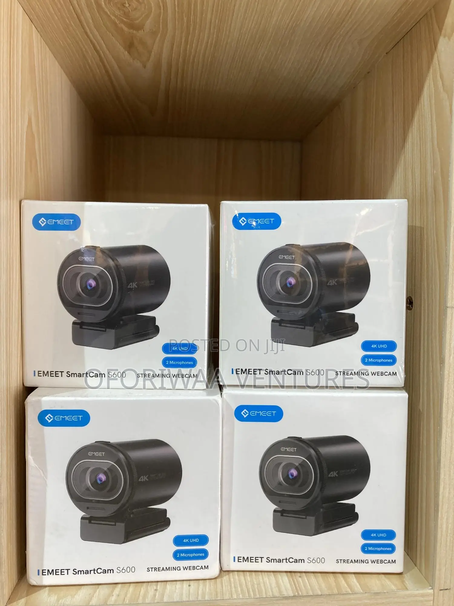 Emeet Webcam for Pc, S600 Webcam With Sony Sensor